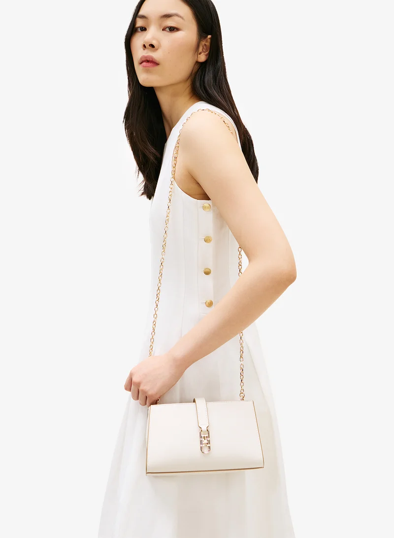 TOMMY HILFIGER  Monogram Chain Strap Crossover Bag for Women | Best Price UAE